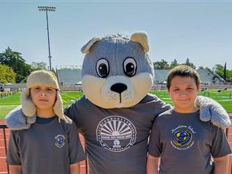Students with Chuck
