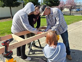 Student Building Benches